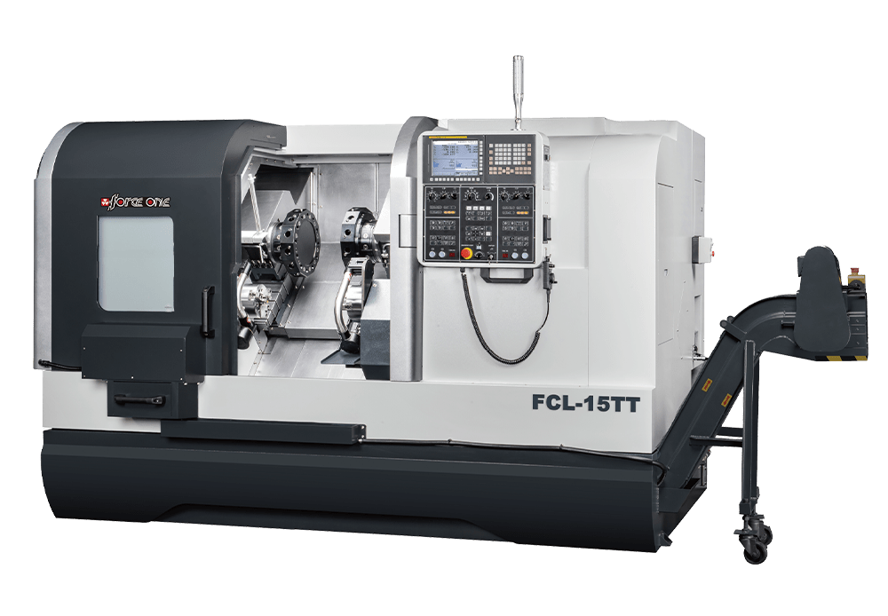 Slant Bed Twin Turret CNC Lathe